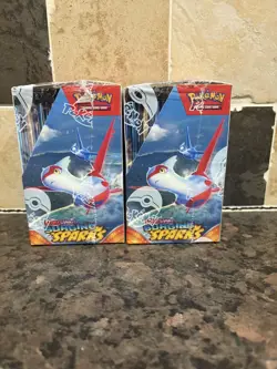 Pokemon TCG Surging Sparks Half Booster Box Brand New Sealed x2 (36 packs) - Image 2