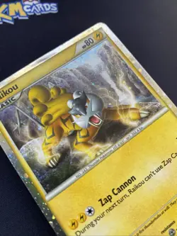 Pokemon TCG Raikou HGSS19 Black Star Promo Holo HP. - Image 4