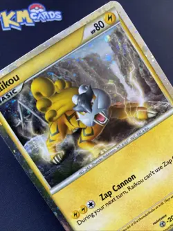 Pokemon TCG Raikou HGSS19 Black Star Promo Holo HP. - Image 5