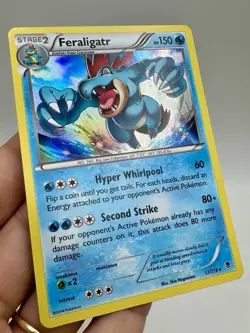 Pokemon TCG Feraligatr 17/119 Holo Rare XY Phantom Forces NM! - Image 3