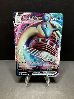Pokemon TCG Lapras VMAX 050/202 Swsh01: Sword & Shield Holo - Image 1