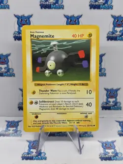 Magnemite 53/102 Shadowless - Base Set - Pokemon MP - Image 1
