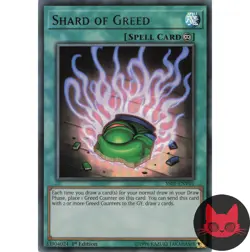 Yugioh Shard of Greed SS01-ENV01 Ultra Rare 1st Edition NM - Image 1