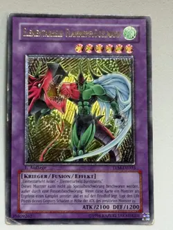 Yu-Gi-Oh! Elementarheld Flammenflugelmann TLM-DE035 1. Auflage Ultimate Rare - Image 4