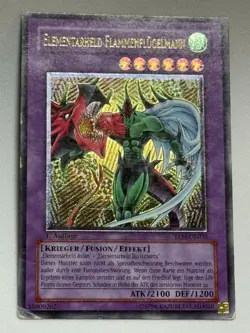 Yu-Gi-Oh! Elementarheld Flammenflugelmann TLM-DE035 1. Auflage Ultimate Rare - Image 5