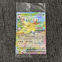 Pokemon TCG - Leafeon EX - 006/131 Prismatic Evolutions STAMPED - SEALED - Image 1
