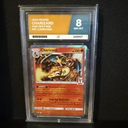 Graded ACE 8 Charizard 181/SM-P KFC Indonesian Promo Pokemon GEM MINT - Image 1