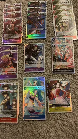 One Piece TCG OP-14 - EB-04 SR Lot OP14 Boa SR, Luffy SR, Vivi SR, Bon Kurei SR - Image 3