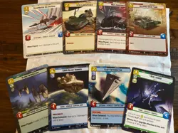 STAR WARS UNLIMITED TCG JTL SHIP/VEHICLE Lot of 8 HYPERSPACE Cards NM - Image 1
