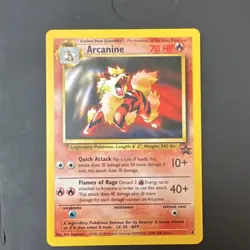 Arcanine Promo WOTC 06/53 70 HP Flames of Rage Quick Attack Pokemon Card - Image 1