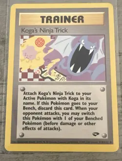 Koga’s Ninja Trick 115/132 VLP Gym Challenge (Cameo Golbat Ditto) SHARP CARD - Image 1