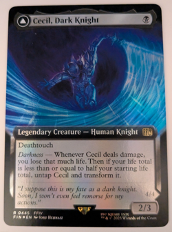 MTG - Cecil, Dark Knight (Extended Art) Foil NM FINAL FANTASY Magic 445 - Image 1
