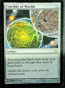 1 x Crucible of Worlds - Fifth Dawn - Lightly Played- MTG - Image 1