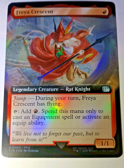Freya Crescent Extended Art FOIL - MTG Final Fantasy FIN 460 - Image 2
