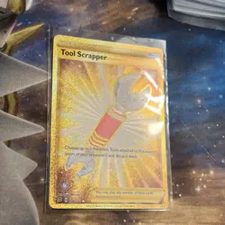2020 Pokemon Tool Scrapper Rebel Clash #208/192 Secret Rare Gold - Image 3