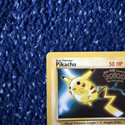 Pokemon TCG Pikachu 04/53 WOTC Black Star Promo 1999 Lightly Played - Image 3