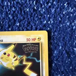 Pokemon TCG Pikachu 04/53 WOTC Black Star Promo 1999 Lightly Played - Image 4