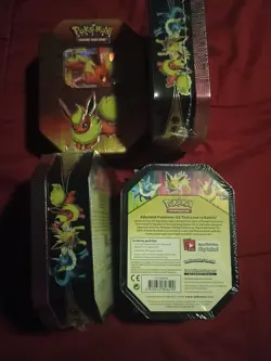 Elemental Power Pokemon Tins Lot of 4 Factory Sealed - Image 4