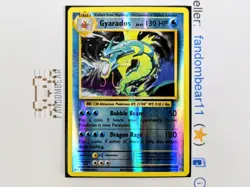 Gyarados REVERSE HOLO RARE card 34/108 XY Evolutions Pokemon 2016 Base Set Art - Image 3