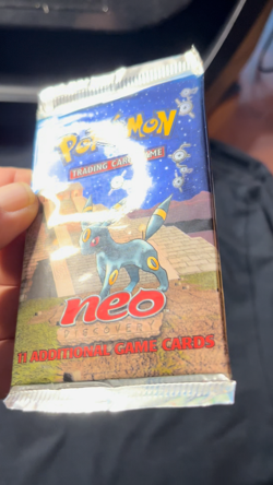 Pokemon neo Discovery Booster Pack Factory Sealed, Unweighed - Image 2