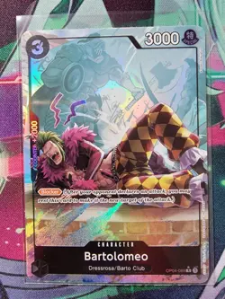 Bartolomeo OP04-089 Full Art PRB01 The Best One Piece Premium Booster English - Image 1