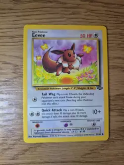 Eevee 51/64 Pokemon Tcg Jungle Set 1999 Wizards Common Free Postage - Image 1