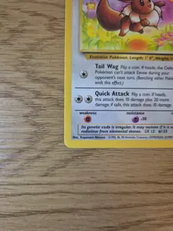 Eevee 51/64 Pokemon Tcg Jungle Set 1999 Wizards Common Free Postage - Image 5