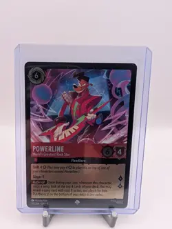 Lorcana TCG -Powerline - World's Greatest Rock Star 110/204 Fabled Regular - Image 1