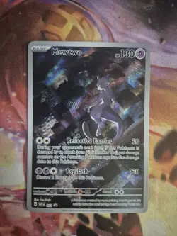 Pokemon TCG Mewtwo 052 Sv: Scarlet & Violet Black Star Promo Cards Holo NM - Image 1