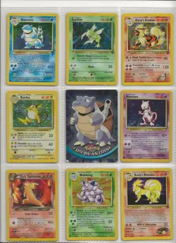 Vintage Pokemon Card Collection 108 Lot WOTC Holos 1st Edition No Trainer/Energy - Image 1
