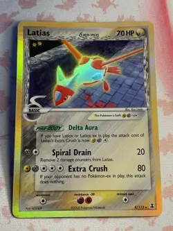 Pokemon TCG Latias Holo EX Delta Species Card 8/113 Holo Stamped - Image 1