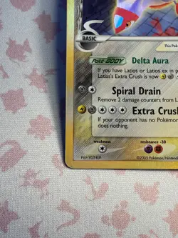 Pokemon TCG Latias Holo EX Delta Species Card 8/113 Holo Stamped - Image 4