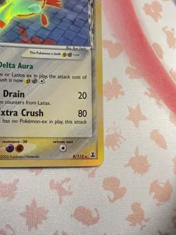 Pokemon TCG Latias Holo EX Delta Species Card 8/113 Holo Stamped - Image 5