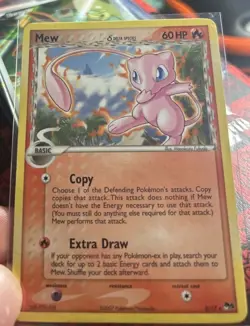 Pokemon TCG Mew Delta Species 003/017 Pop Series 5 Non-Holo Card - Image 1