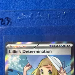 Pokemon TCG Mega Evolution Lillie’s Determination Full Art Trainer Card 169/132 - Image 2