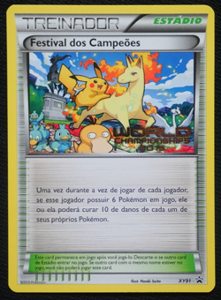 CHAMPIONS FESTIVAL XY91 - POKEMON WORLD CHAMPIONSHIPS 2015 PROMO CARD PORTUGUESE - Image 1