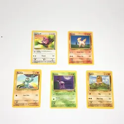 Pokemon card’s 5 lot 1st editions 1995 Vintage - Image 1
