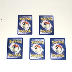 Pokemon card’s 5 lot 1st editions 1995 Vintage - Image 2