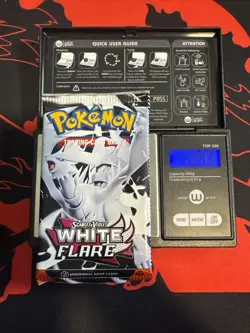 22.93g Heavy - Pokemon TCG S&V - White Flare Booster Pack! Semi GOD U - Image 1