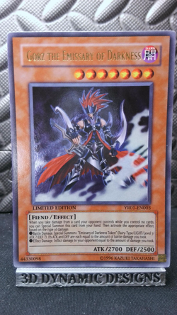 | Yugioh Gorz the Emissary of Darkness YR01-EN003 Ultra R Manga Promo LP 🔥 | - Image 1