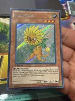 Yugioh Dandylion Secret Rare LCGX-EN042 Near Mint - Image 1