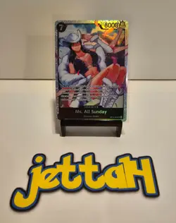 One Piece TCG Ms. All Sunday SR OP14-084 (English) Azure Sea’s Seven OP14 NM! - Image 1