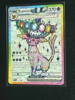 Espeon ex 175 Black Star Promo SVP NM Prismatic Evolutions Pokemon TCG - Image 1