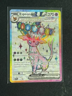 Espeon ex 175 Black Star Promo SVP NM Prismatic Evolutions Pokemon TCG - Image 3