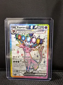 Espeon ex 175 Black Star Promo SVP NM Prismatic Evolutions Pokemon TCG - Image 3