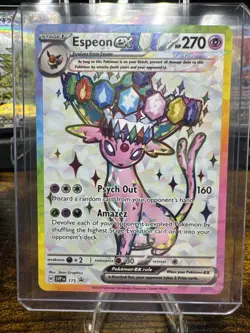 Espeon ex 175 Black Star Promo SVP NM Prismatic Evolutions Pokemon TCG - Image 1