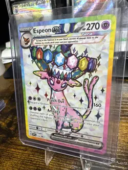 Espeon ex 175 Black Star Promo SVP NM Prismatic Evolutions Pokemon TCG - Image 4