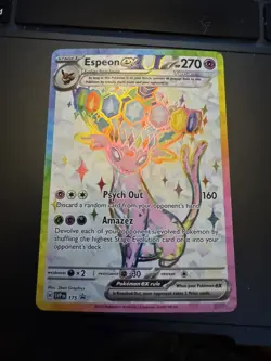 Espeon ex 175 Black Star Promo SVP NM Prismatic Evolutions Pokemon TCG - Image 1
