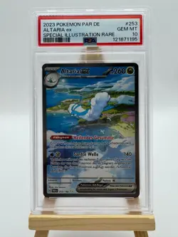 Pokemon Altaria ex SIR PSA 10 | Deutsch 253/182 Paradox Rift | GEM MINT - Image 1