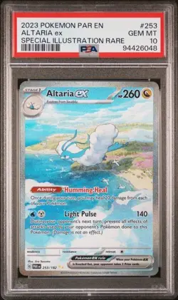 Pokemon - Altaria EX SIR Holo - Paradox Rift - PSA 10 - Image 1